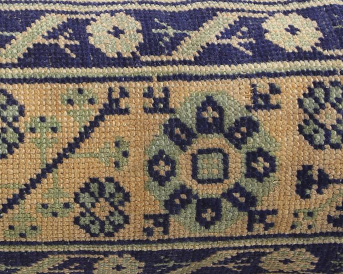 Vintage Anadolu Kilim Kırlen Halı Kılıfı El Dokuması Yün Kırlent