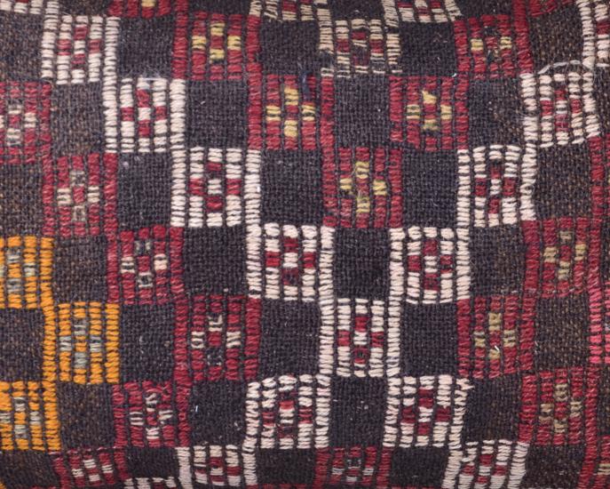 Vintage Anadolu Kilim Kırlen Kılıfı El Dokuması Yün Kırlent