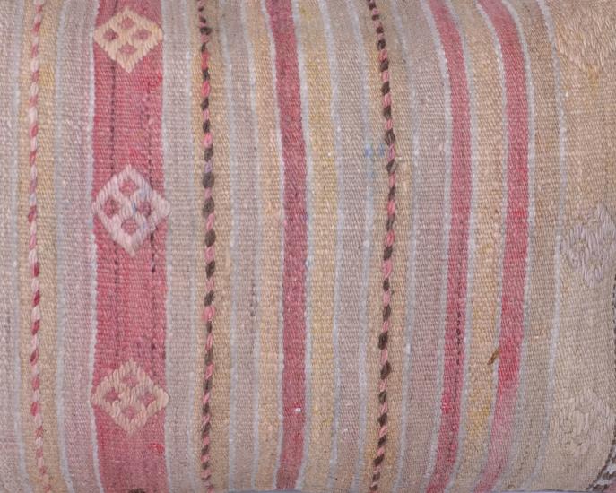 Vintage Anadolu Kilim Kırlen Kılıfı El Dokuması Yün Kırlent