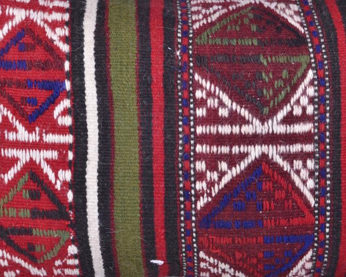 Vintage Anadolu Kilim Kırlen Kılıfı El Dokuması Yün Kırlent