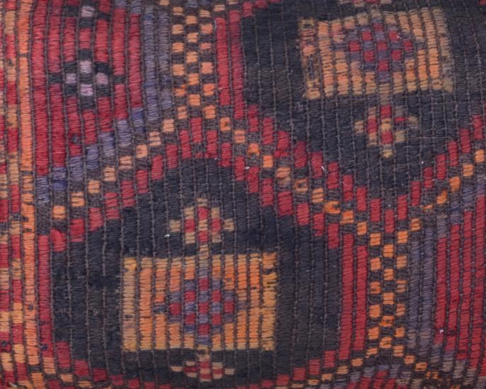 Vintage Anadolu Kilim Kırlen Kılıfı El Dokuması Yün Kırlent