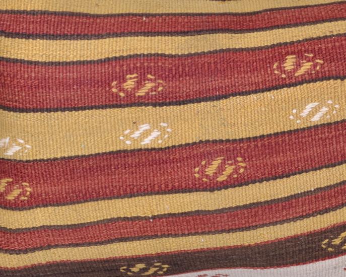 Vintage Anadolu Kilim Kırlen Kılıfı El Dokuması Yün Kırlent