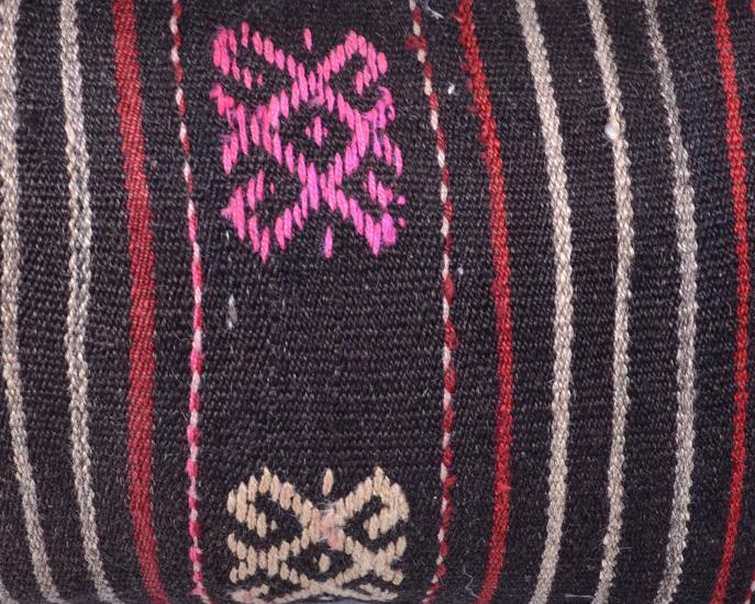 Vintage Anadolu Kilim Kırlen Kılıfı El Dokuması Yün Kırlent