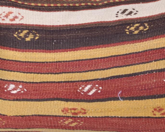 Vintage Anadolu Kilim Kırlen Kılıfı El Dokuması Yün Kırlent