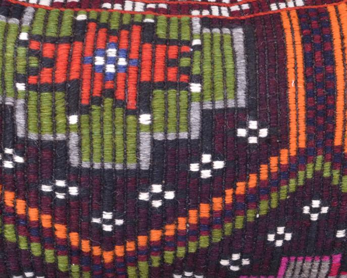 Vintage Anadolu Kilim Kırlen Kılıfı El Dokuması Yün Kırlent