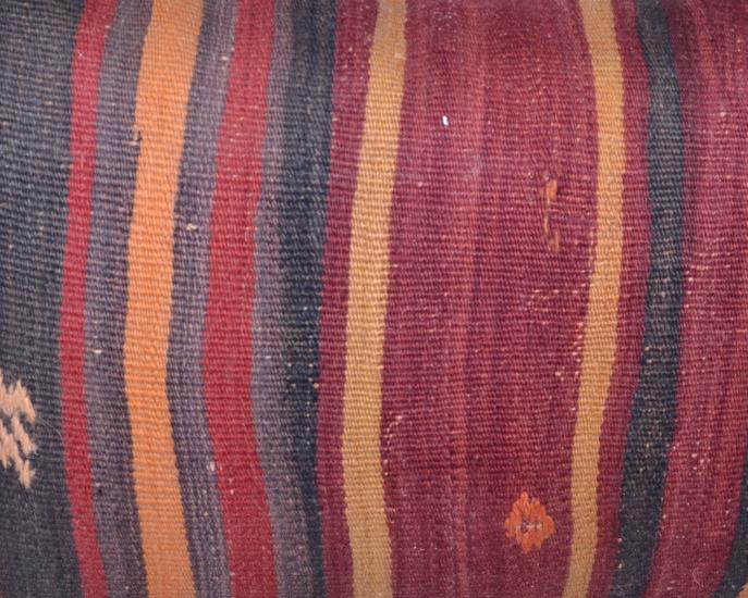 Vintage Anadolu Kilim Kırlen Kılıfı El Dokuması Yün Kırlent