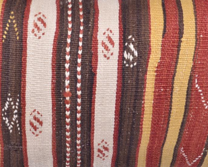 Vintage Anadolu Kilim Kırlen Kılıfı El Dokuması Yün Kırlent