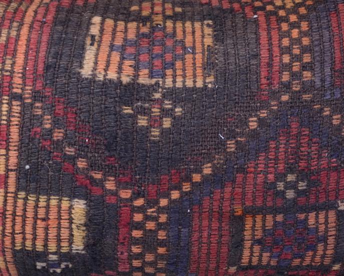 Vintage Anadolu Kilim Kırlen Kılıfı El Dokuması Yün Kırlent