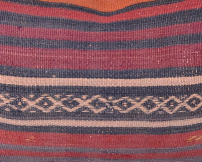 Vintage Anadolu Kilim Kırlen Kılıfı El Dokuması Yün Kırlent