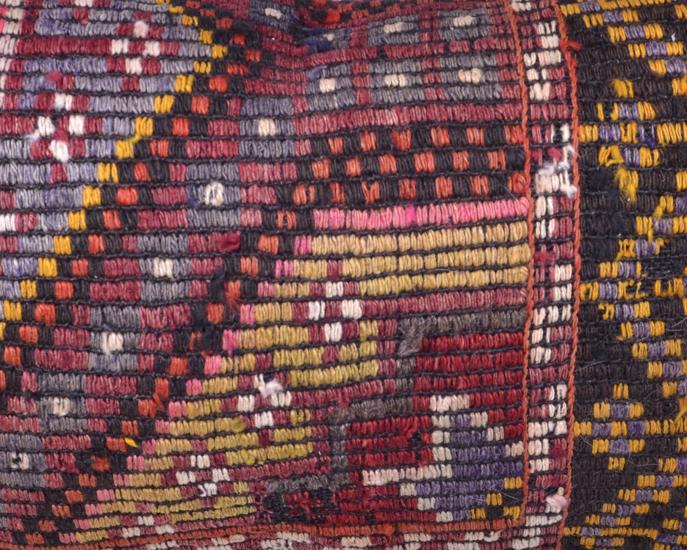 Vintage Anadolu Kilim Kırlen Kılıfı El Dokuması Yün Kırlent