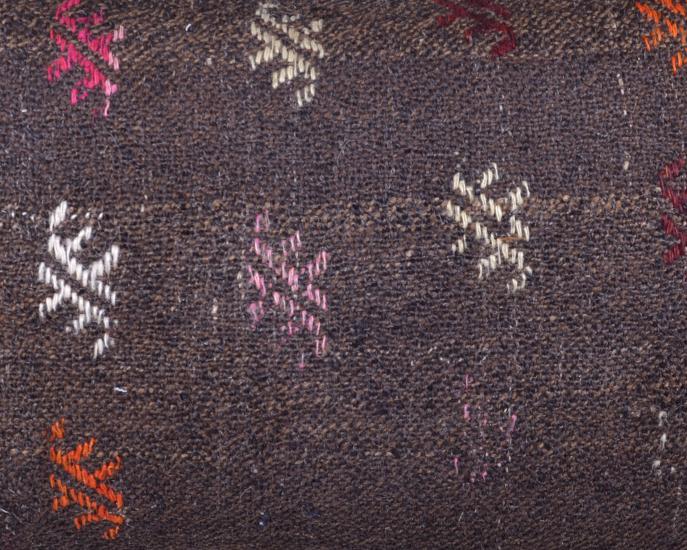 Vintage Anadolu Kilim Kırlen Kılıfı El Dokuması Yün Kırlent