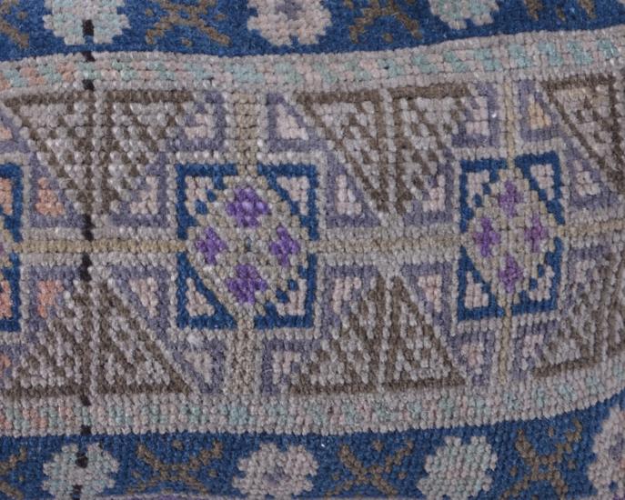 Vintage Anadolu Kilim Kırlen Halı Kılıfı El Dokuması Yün Kırlent