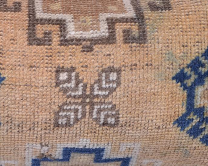 Vintage Anadolu Kilim Kırlen Halı Kılıfı El Dokuması Yün Kırlent