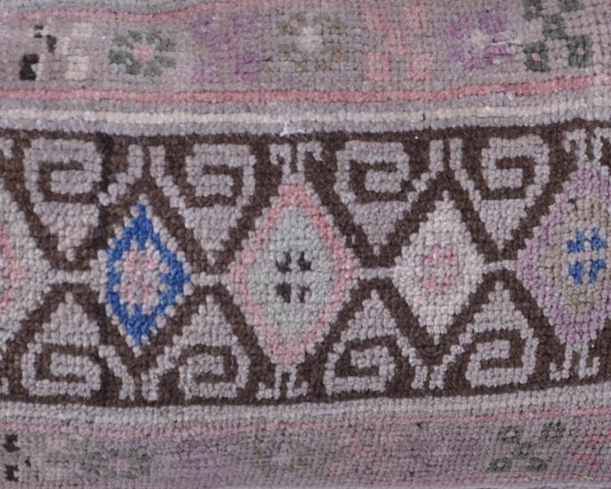 Vintage Anadolu Kilim Kırlen Halı Kılıfı El Dokuması Yün Kırlent