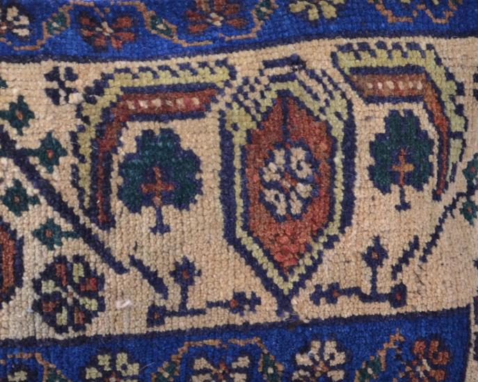 Vintage Anadolu Kilim Kırlen Halı Kılıfı El Dokuması Yün Kırlent