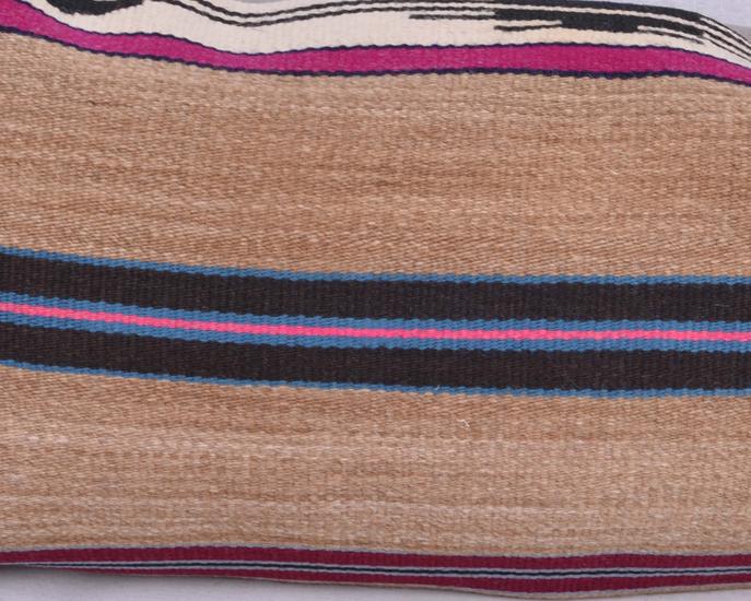 Vintage Anadolu Kilim Kırlen Halı Kılıfı El Dokuması Yün Kırlent