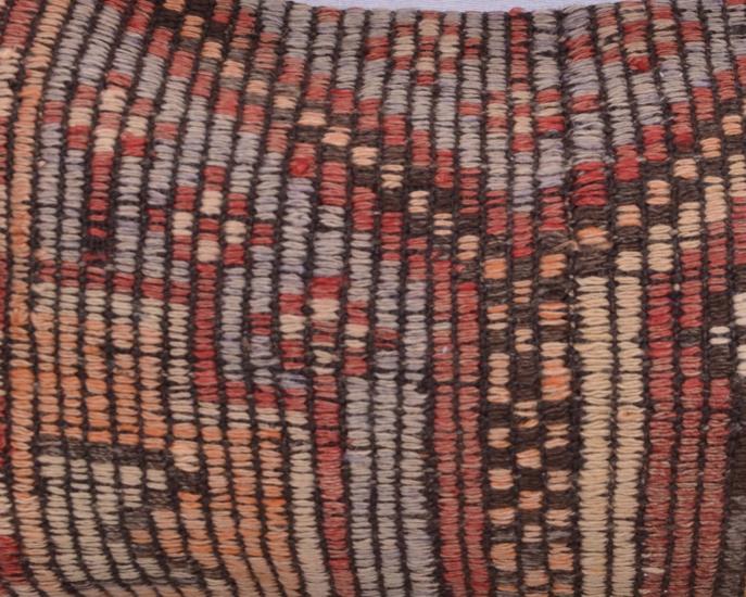 Vintage Anadolu Kilim Kırlen Halı Kılıfı El Dokuması Yün Kırlent