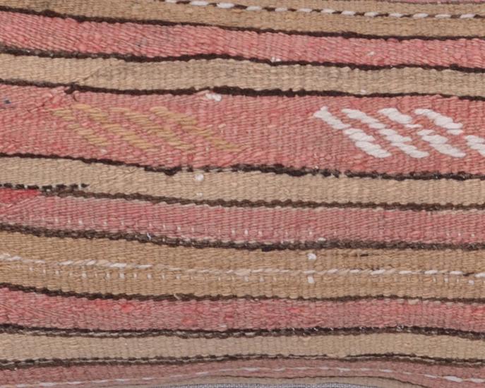 Vintage Anadolu Kilim Kırlen Halı Kılıfı El Dokuması Yün Kırlent