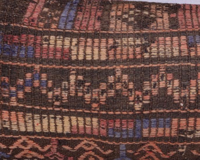 Vintage Anadolu Kilim Kırlen Halı Kılıfı El Dokuması Yün Kırlent